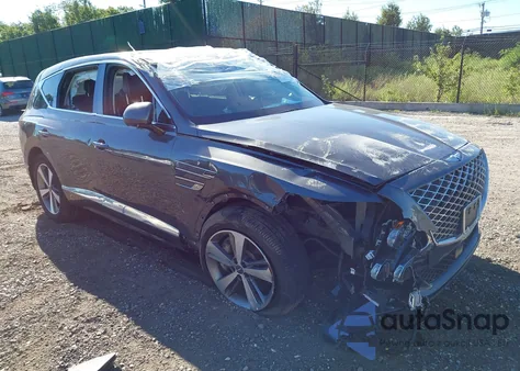 2022 Genesis Gv80 Advanced/Prestige из США, поврежденный, VIN KMUHBDSB5NU091105